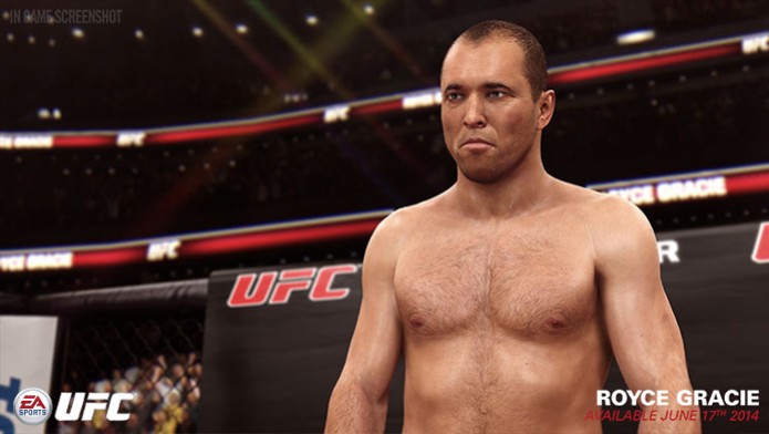 Royce Gracie estará disponível para quem comprar o EA Sports UFC ainda na pré-venda (Foto: Divulgação/ EA)