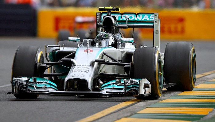Nico Rosberg Mercedes GP da Austrália