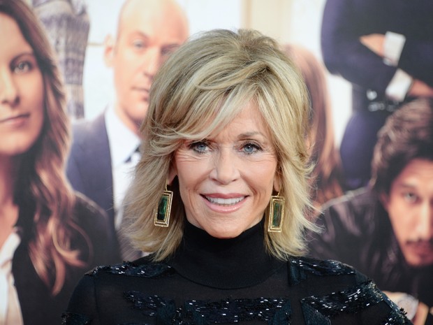 Jane Fonda em première de filme em Los Angeles, nos Estados Unidos (Foto: Robyn Beck/ AFP)