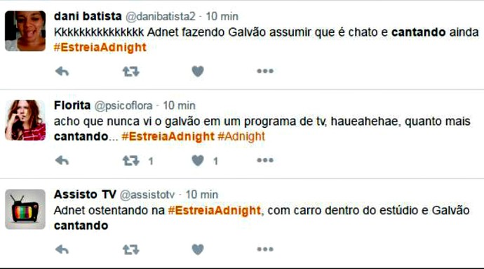 Galvão canta no Adnight (Foto: Gshow) Galvão canta no Adnight (Foto: Gshow)