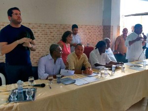 Assembleia do INSS define rumos da mobilização nesta sexta-feira (Foto: Jéssica Smetak/TV Bahia)