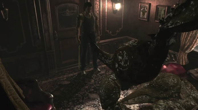 Veja como derrotar o Escorpião Gigante em Resident Evil Zero HD (Foto: Reprodução/Felipe Vinha)