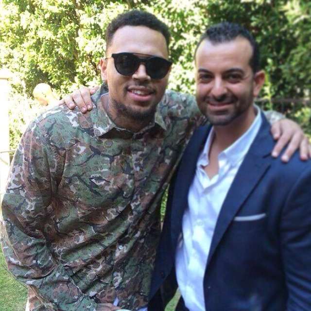 Chris Brown e amigo (Foto: Reprodução/Instagram)