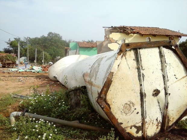 Abastecimento de água em Tupiratins está interrompido (Foto: Divulgação/Bruno Vieira)