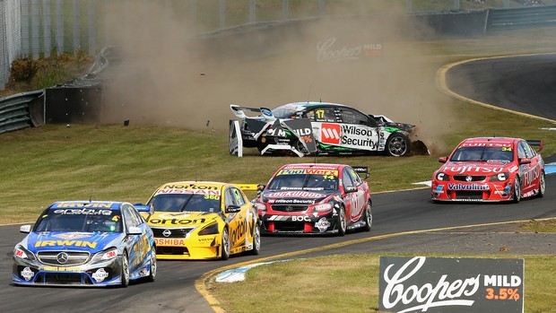 Acidente V8 Supercars Austrália (Foto: Agência Getty Images)