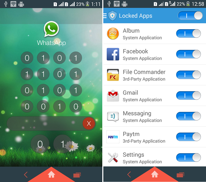 Shuffle Lock é um app para bloquear aplicativos no Android (Foto: Reprodução/Shuffle Lock)
