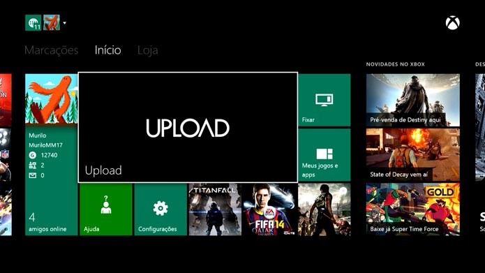 Xbox One: como gerenciar seus vídeos no aplicativo Upload (Foto: Reprodução/Murilo Molina)