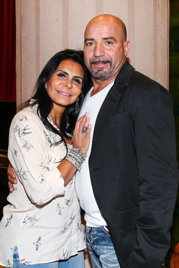 Gretchen e o marido (Foto: Manuela Scarpa/PhotoRio News)