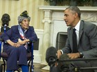 Obama recebe veterana de 110 anos na Casa Branca