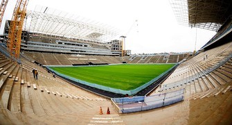 Arquibancada pronta, gramado... obras na Arena Corinthians estão na reta final (Marcos Ribolli / Globoesporte.com)