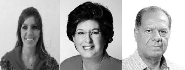 Catiane Rossoni, eleita em Bituruna; Bete Pavin, eleita em Colombo; e João Rodrigues da Silva, eleito em Santa Inês (Foto: Reprodução/ TSE)
