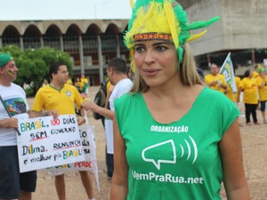 Adriana Sousa, organizadora do movimento (Foto: Ellyo Teixeira/G1)