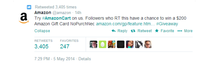 Amazon anunciou recurso de compras pelo Twitter (Foto: Reprodução/Twitter) (Foto: Amazon anunciou recurso de compras pelo Twitter (Foto: Reprodução/Twitter))