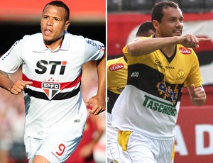 Montagem Luis Fabiano e Marcel (Foto: Editoria de Arte)