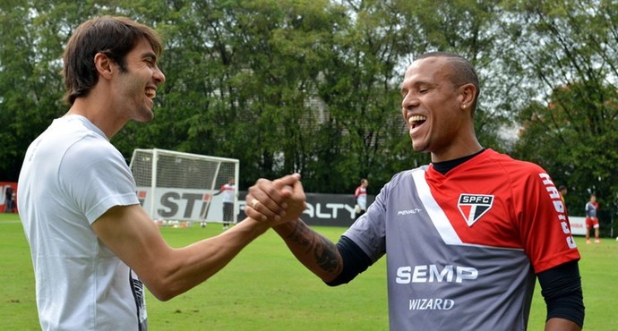 Kaka Luis Fabiano São Paulo (Foto: Site oficial do SPFC)