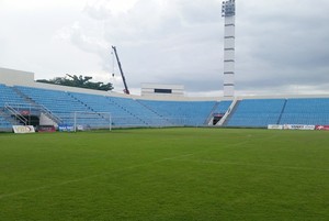 Frei Epifânio - estádio em Imperatriz para final do Campeonato Maranhense (Foto: Bruno Alves/Globoesporte.com)