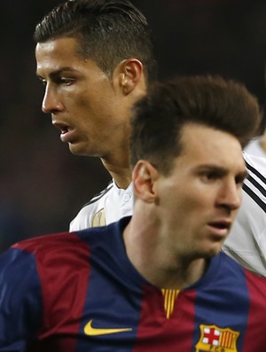 Messi e Cristiano Ronaldo Barcelona x Real Madrid