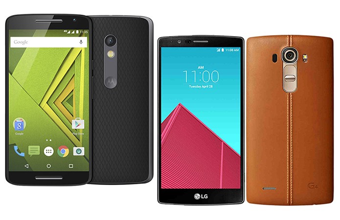 Moto X Play e LG G4 são dois dos principais concorrentes do Zenfone 2 (Foto: Divulgação)