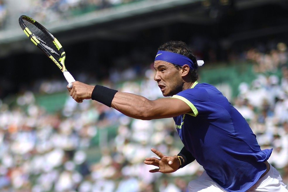 Rafael Nadal vence Robin Haase em Roland Garros (Foto: Eric FEFERBERG / AFP)