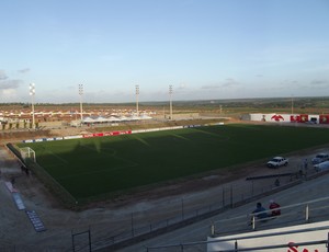 Estádio Barretão, em Ceará-Mirim - panorâmica do estádio (Foto: Jocaff Souza)