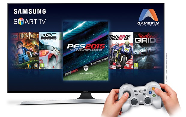 Samsung lançará TVs no Brasil com serviço 'Netflix de games' Samsunggamefly_1