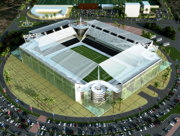 Projeto dispõe de arena multiuso e estádio para 30 mil pessoas (Foto: Divulgação)