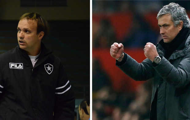 Montagem: Mauricinho x Mourinho (Foto: Arte/Globoesporte.com) Montagem: Mauricinho x Mourinho (Foto: Arte/Globoesporte.com)