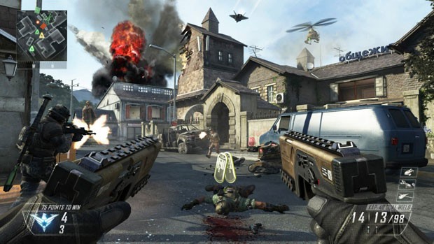 A ação explosiva de 'Call of Duty' está de volta com 'Black Ops II' (Foto: Divulgação)