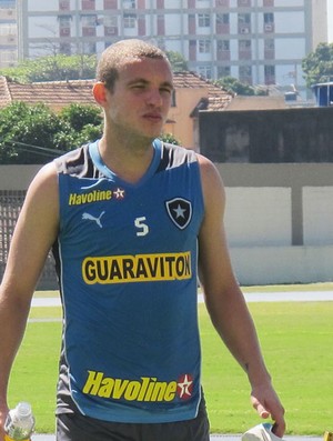 Marcelo Mattos Treino Botafogo (Foto: Thales Soares)