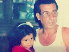 Nanda Costa posta foto antiga ao lado do avô: 'Saudade'