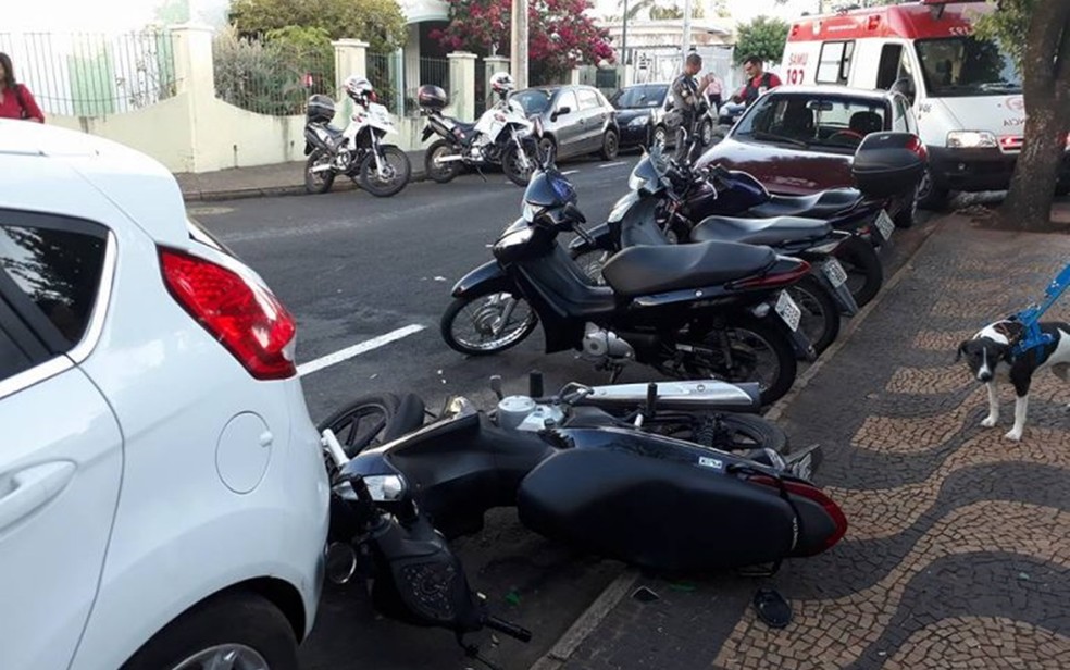 Idosa de 86 anos morre após ser atropelada por moto em Votuporanga (Foto: Jociano Garofolo/Gazeta de Votuporanga)
