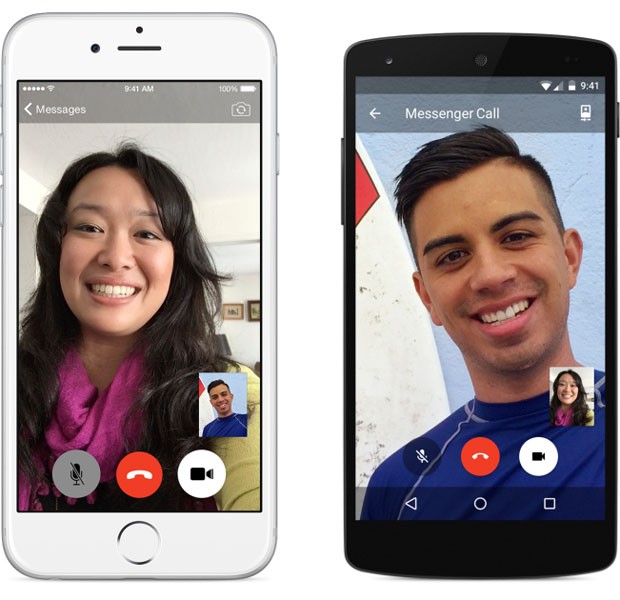 Messenger, aplicativo de bate-papo do Facebook, passa a fazer chamadas de vídeo. (Foto: Divulgação/Facebook)