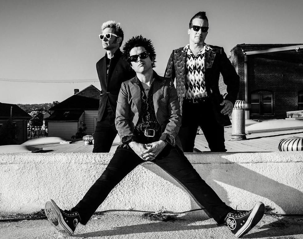 O Green Day é formado por Mike Dirnt, Billie Joe Armstrong e Tré Cool (Foto: Divulgação)
