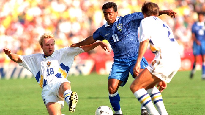 Romário Brasil e Suécia 13/07/1994  (Foto: Getty Images)