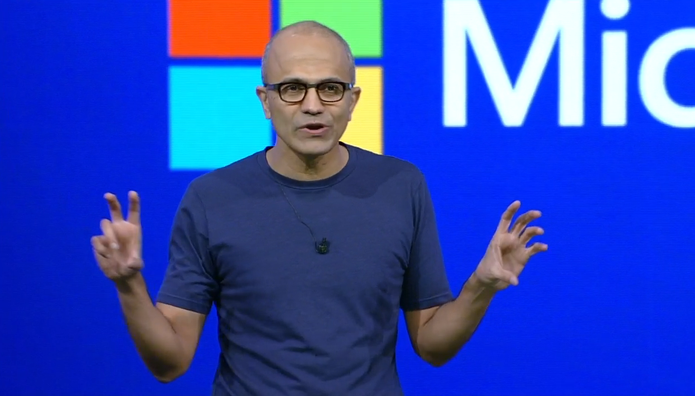 Satya Nadella, novo presidente-executivo da Microsoft, em evento Build 2014 (Foto: Reprodução/Microsoft) Satya Nadella, novo presidente-executivo da Microsoft, em evento Build 2014 (Foto: Reprodução/Microsoft)