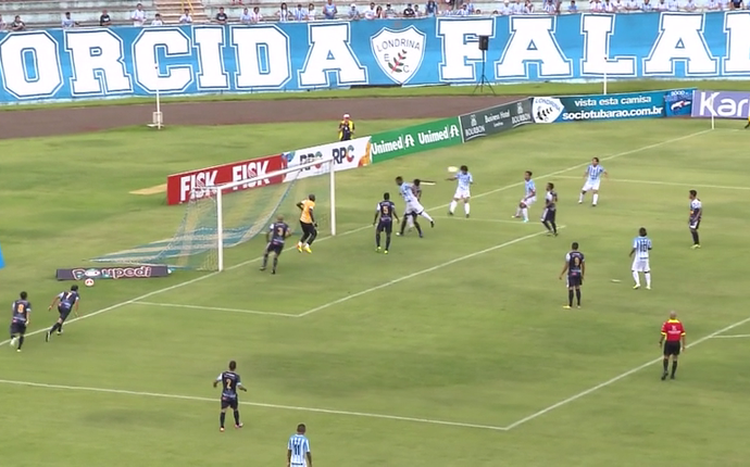 Londrina e Foz paranaense estádio do café (Foto: reprodução/RPC) Londrina e Foz paranaense estádio do café (Foto: reprodução/RPC)