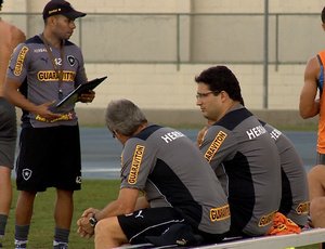 Comissão técnica do Botafogo (Foto: Reprodução / SporTV) Comissão técnica do Botafogo (Foto: Reprodução / SporTV)