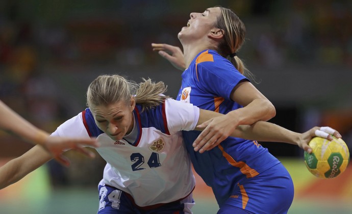 Holanda x Rússia pelo torneio feminino de handebol da Rio 2016 (Foto: Reuters)