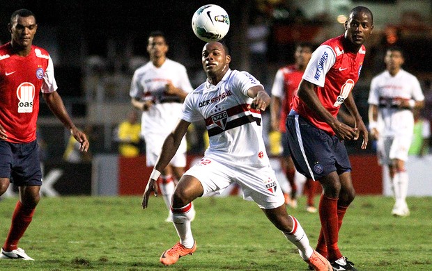 fernandinho são paulo fabinho bahia (Foto: Dhavid Normando / Photocamera)