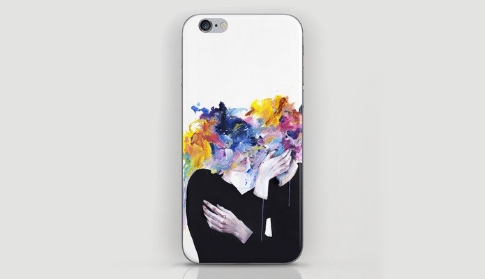Capa protetora do iPhone 6 com ilustração artística (Foto: Divulgação/Society6)