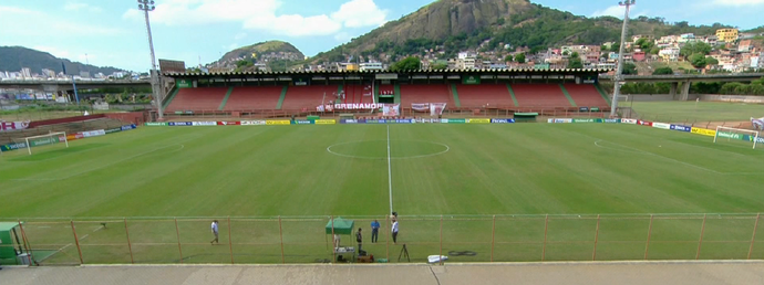 Estádio Engenheiro Araripe (Foto: Reprodução/TV Gazeta)