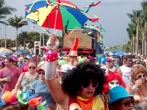 Foliões durante desfile do Pacotão no carnaval 2015 (Foto: Lucas Nanini/G1) Foliões durante desfile do Pacotão no carnaval 2015 (Foto: Lucas Nanini/G1)