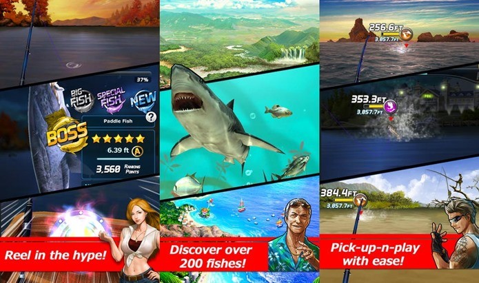 Jogo de pesca tem jogabilidade casual e clima de RPG (Foto: Divulgação)