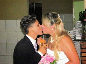 Cabeleira casou com Rogrio Ramos em setembro de  2014  (Foto: Jenny Kate/Arquivo Pessoal)