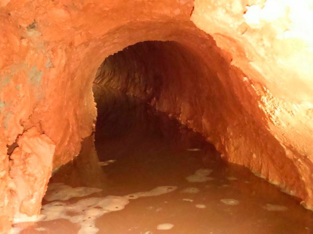 Túnel em presídio de Ilhéus (Foto: Arquivo pessoal)