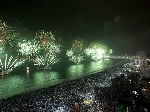 Réveillon 2012 em Copacabana (Foto: Marizilda Cruppe/Riotur)