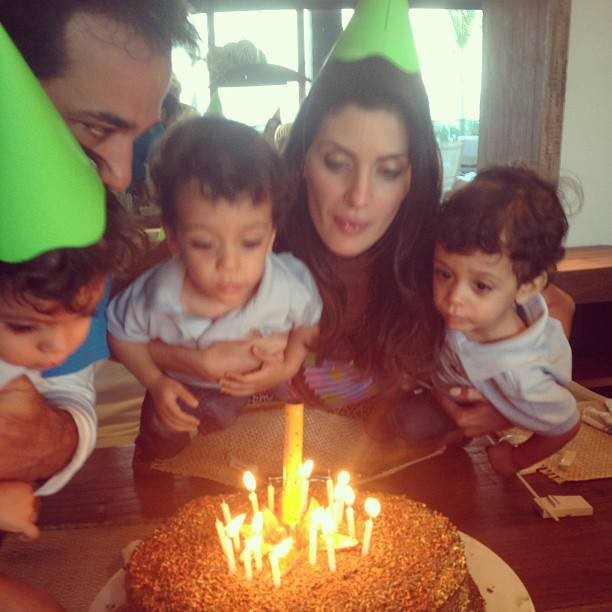 Isabella Fiorentino com filhos (Foto: Instagram / Reprodução)