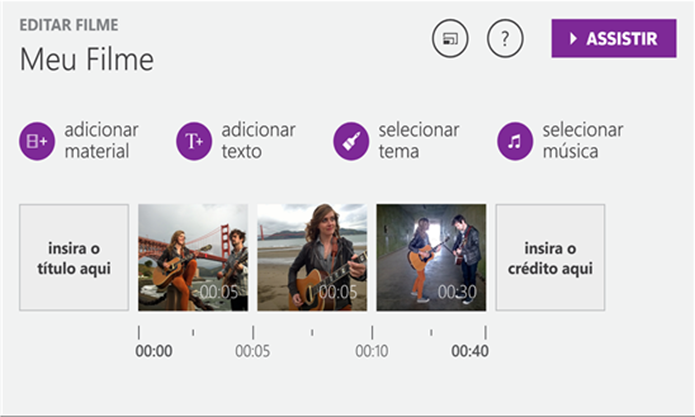 Movie Creator é um aplicativo para criação de filmes de forma rápida e simples (Foto: Divulgação/Windows Phone Store)