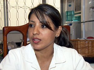 Vânia Silva, farmacêutica que foi vítima do golpe do telefone (Foto: Reprodução EPTV)