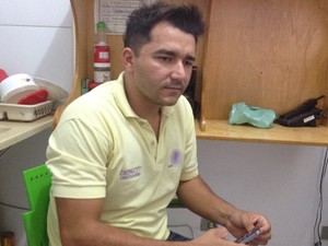 Leandro de Castro, suspeito de participar de estupro coletivo em Indiara, Goiás (Foto: Sílvio Túlio/G1)